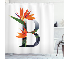 Bird of Paradise B Shower Curtain