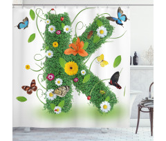 Nature Inspired Image Shower Curtain