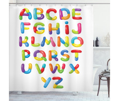 Cheerful Kids Design Shower Curtain