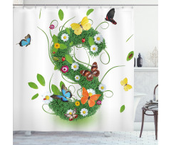 Healthy Green Leaves S Shower Curtain