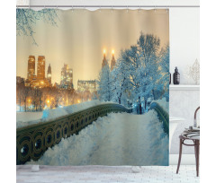 Central Park New York Shower Curtain