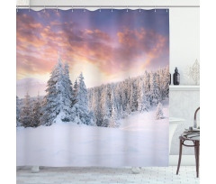 Sunrise Rural Fields Shower Curtain