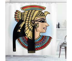 Queen Cleopatra Art Shower Curtain