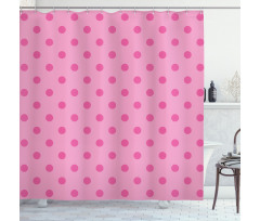 Classical Simple Dots Shower Curtain