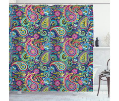 Vintage Paisley Shower Curtain