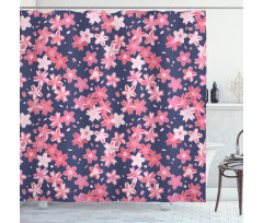 Japanese Spring Shower Curtain