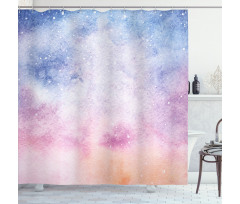 Soft Nebula Shower Curtain