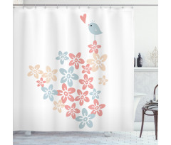 Vintage Design Shower Curtain