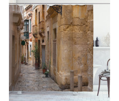 Old Narrow Street Town Shower Curtain