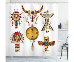 Animal Totems Shower Curtain