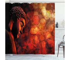Eastern Ancient Asian Figure Shower Curtain