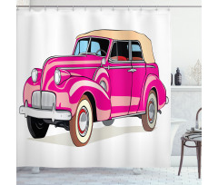 Convertible from Fifties Shower Curtain