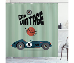 Classic Design Racing Shower Curtain