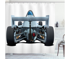 Super Fast Vehicle Back Shower Curtain