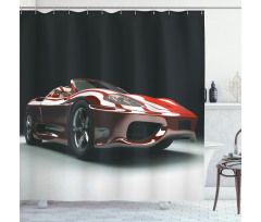 Automotive Industry Theme Shower Curtain