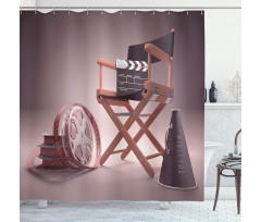 Directors Chair Seat Shower Curtain