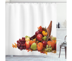 Fall Season Arrangement Shower Curtain
