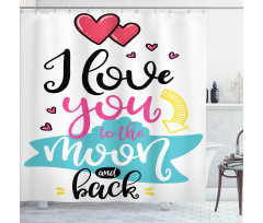 Lifestyle Words Partners Shower Curtain