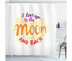 Forever Valentines Shower Curtain