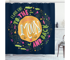 Romance Shapes Shower Curtain