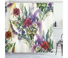Floral Bouquet Shower Curtain