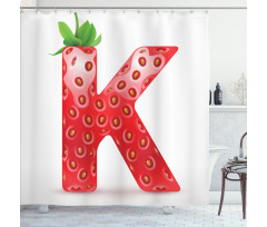 Seasonal Refreshment K Shower Curtain