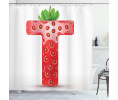 Harvest Yield Themed T Shower Curtain