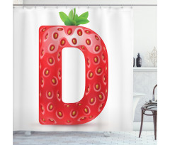 Ripe Fresh Fruit Theme Shower Curtain