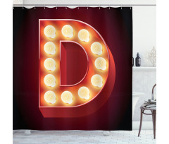 D Electricity Shower Curtain