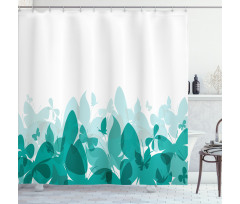 Spring Theme Abstract Shower Curtain