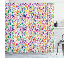 Vivid Mosaic Shower Curtain