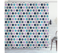 Ancestral Polka Dots Shower Curtain