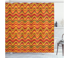 Desert Dune Pattern Shower Curtain