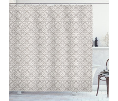 Oriental Tile Shower Curtain