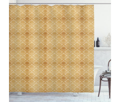 Classical Flower Design Shower Curtain