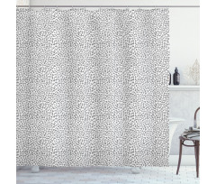 Mixed Melody Monochrome Shower Curtain