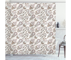 Native Dreamcatchers Shower Curtain