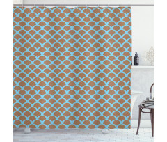 Animal Scales Pattern Shower Curtain