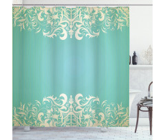 Flora Curlicues Shower Curtain
