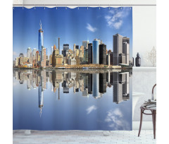 Manhattan Buildings Shower Curtain