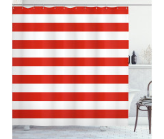 American Flag Design Shower Curtain