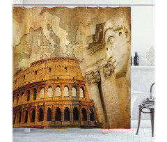 Roman Empire Concept Shower Curtain