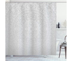 Oriental Design Shower Curtain