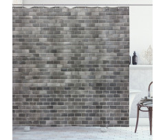 Brick Wall Tiles Shower Curtain