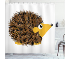 Cartoon Animal Smile Shower Curtain