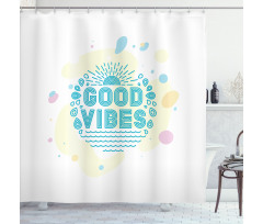 Ocean Summer Beach Shower Curtain