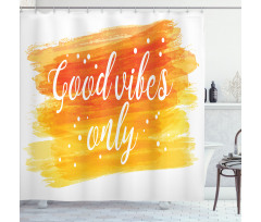 Modern Watercolor Shower Curtain