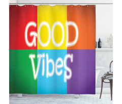 Lively Colors Energy Shower Curtain