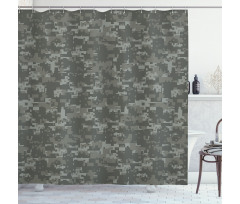 Dark Forest Conceal Shower Curtain