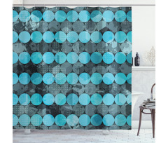Contemporary Art Dots Shower Curtain